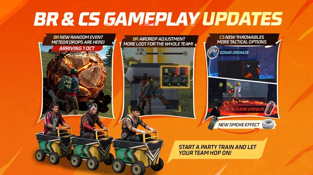 OB55 Battle Royale and Clash Squad update summary